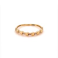 Златен дамски пръстен 1,10гр. размер:56 14кр. проба:585 модел:16503-5, снимка 1 - Пръстени - 40768560