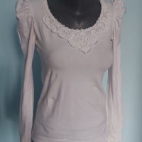 Еластична маркова блуза с буфон ръкави "Ideal"® / унисайз , снимка 1 - Блузи с дълъг ръкав и пуловери - 36041696