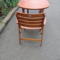 Сгъваема градинска маса и столове, снимка 4 - Градински мебели, декорация  - 40116743