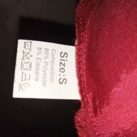 Нова сатенена секси червена лятна пижама S, снимка 8 - Пижами - 40635437