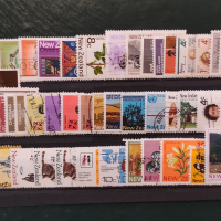 Нова Зеландия 62 броя марки, снимка 3 - Филателия - 44550191