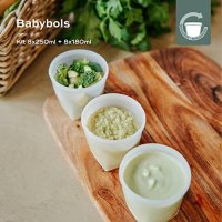 Нов Babymoov комплект купички за съхранение на храна деца закуска, снимка 4 - Други стоки за дома - 41530535