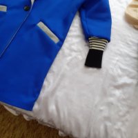 Продавам кралско синьо дамско палто, снимка 2 - Палта - 40461518