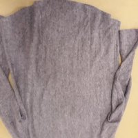 Лилава блуза Хелло - изключително приятна материя - мека , удобна, красива . Бродиран надпис с перли, снимка 13 - Блузи с дълъг ръкав и пуловери - 39217764