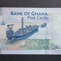 Банкнота. Африка. Гана. 5 седи. 2017 година. UNC., снимка 4 - Нумизматика и бонистика - 41701052