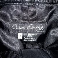 Crazy Outfits, 100% естествена Кожа, Размер S. Код 1991, снимка 3 - Къси панталони и бермуди - 41188023