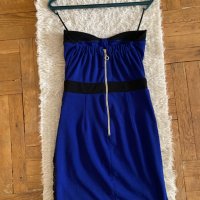 Нова синя мини рокля , снимка 5 - Рокли - 36010300