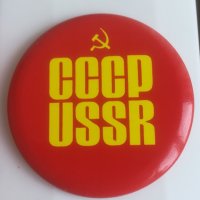 Значка СССР. USSR. Голяма значка. Made in USSR. Norma. , снимка 1 - Колекции - 42302988
