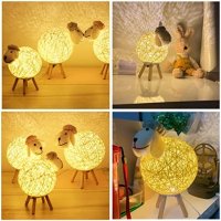 Нова Ръчно Изработена Лампа-Овца: Идеален Подарък за Деца детска стая, снимка 7 - Други - 42647589