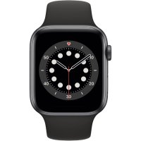 НОВ!!! Apple Watch 6, GPS, Корпус Space Gray Aluminium 40mm, Black Sport Band, снимка 2 - Смарт часовници - 41181121