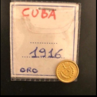  Златна монета Куба 1916, снимка 3 - Нумизматика и бонистика - 44686670