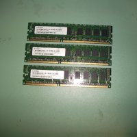 17.Ram DDR3 1333 Mz,PC3-10600E,2Gb,Unigen,ECC,рам за сървър.Unbuffered.Кит 3 Броя, снимка 1 - RAM памет - 42014870
