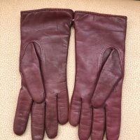 Нови дамски ръкавици Fingerman естествена кожа с вълнена подплата, снимка 2 - Ръкавици - 34405941