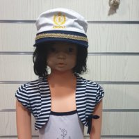 Нова детска капитанска шапка Адмирал, снимка 3 - Шапки, шалове и ръкавици - 41609924
