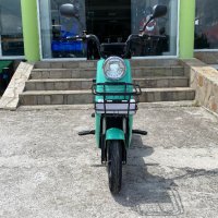 НОВ МОДЕЛ  Електрически скутер с педали 500W/48V/12Ah-Зелен, снимка 4 - Мотоциклети и мототехника - 41142553