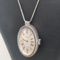 Vintage сребърен часовник Dugena , снимка 4 - Дамски - 41560110