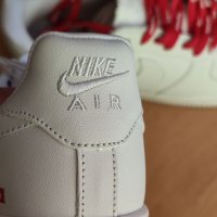 Nike Air Force 1 Supreme White Бели Мъжки Обувки Кецове Маратонки Размер 43 Номер 27.5см Стелка , снимка 5 - Маратонки - 40296110