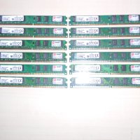 458.Ram DDR2 800 MHz,PC2-6400,2Gb,Kingston.Кит 12 броя.НОВ, снимка 1 - RAM памет - 41037828