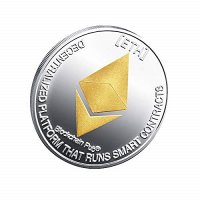 Етериум монета / Ethereum Coin ( ETH ) - Yellow, снимка 5 - Нумизматика и бонистика - 39061905