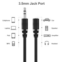 HIFI AUX Смартфон Слушалки Удължаващ Аудио Кабел 3.5мм Стерео Жак Женско към Мъжко Удължителен 3/5м., снимка 3 - Слушалки и портативни колонки - 41354920