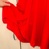 Червена рокля, снимка 3 - Рокли - 41323729