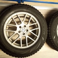 Комплект гуми + джанти 18" Mercedes, снимка 1 - Гуми и джанти - 41282475