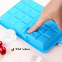 24 бр куб кубчета квадрат силиконов молд форма калъп за фондан шоколад гипс сапун бонбони желе лед , снимка 4 - Форми - 41454578