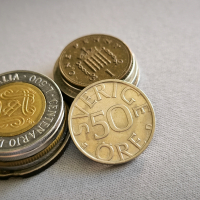 Mонета - Швеция - 50 йоре | 1991г., снимка 1 - Нумизматика и бонистика - 44794065