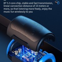Преносим Bluetooth високоговорител с 5.3 стерео FM/SD/USB диск/Aux режими,Водоустойчив,Hifi звук , снимка 8 - Bluetooth тонколони - 42212673