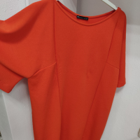 Оранжева рокля Zara 🧡, снимка 3 - Рокли - 36360755