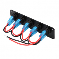 5-групови сини LED единични светлинни превключватели, могат да управляват електрическото оборудване , снимка 4 - Аксесоари и консумативи - 36296618