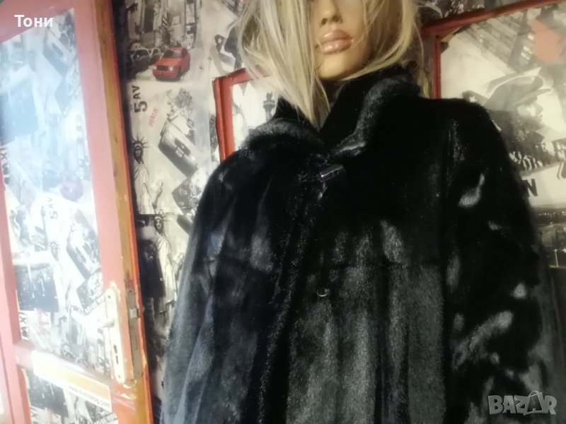 Дамско палто с косъм , снимка 1