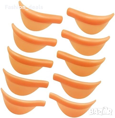 Нови 10 броя Силиконови повдигащи подложки за къдрене извиване на мигли Жени Многократна употреба, снимка 1