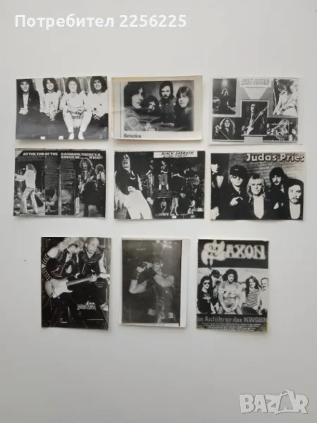 ЛОТ стари картички на метъл групи (лот 3), снимка 1