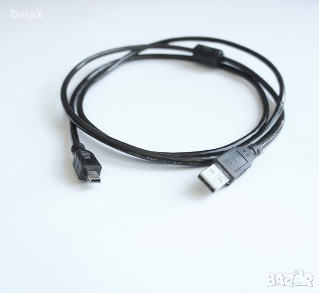 Кабел USB-А(м)/MINI USB(м) 1,5m, снимка 1