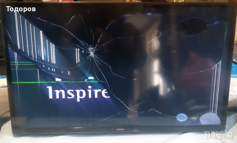 32"Hitachi 32HK4300 led,smart tv със счупен екран на части, снимка 1