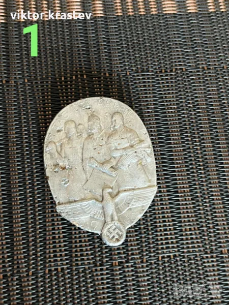 Автентични Германски (Немски) Антики Значки от 1935/1938, снимка 1