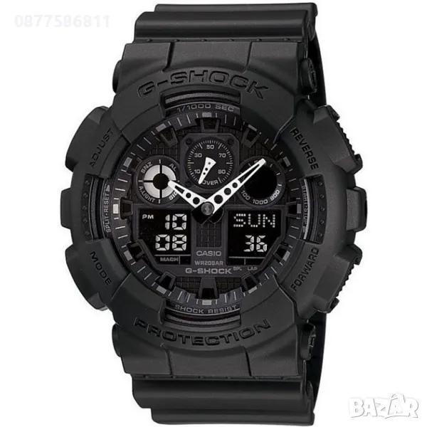 Мъжки часовник CASIO G-SHOCK GA-100-1A1ER Касио GA-100 GA100, снимка 1