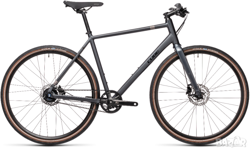 Градски велосипед с ремък Cube Hyde Race 2021, размер L, снимка 1