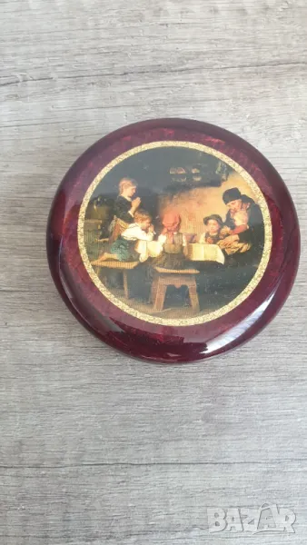 Музикална кутия на Franz von Defregger "Трапезна молитва", снимка 1