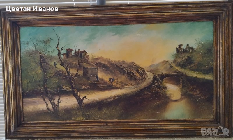 Рисувана картина с размери 120/70, снимка 1