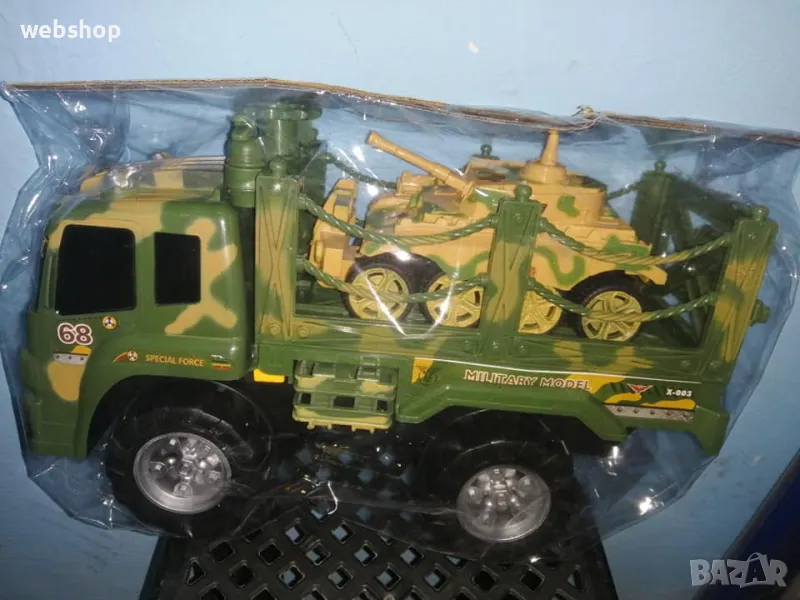 Детски Военен Камион , Камуфлажен, Размер 20х10 см , снимка 1