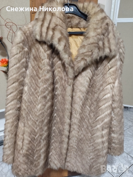 Дамско палто Еко кожа L размер, снимка 1
