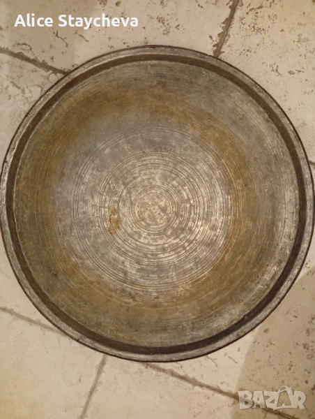 Синия, медна тава, снимка 1