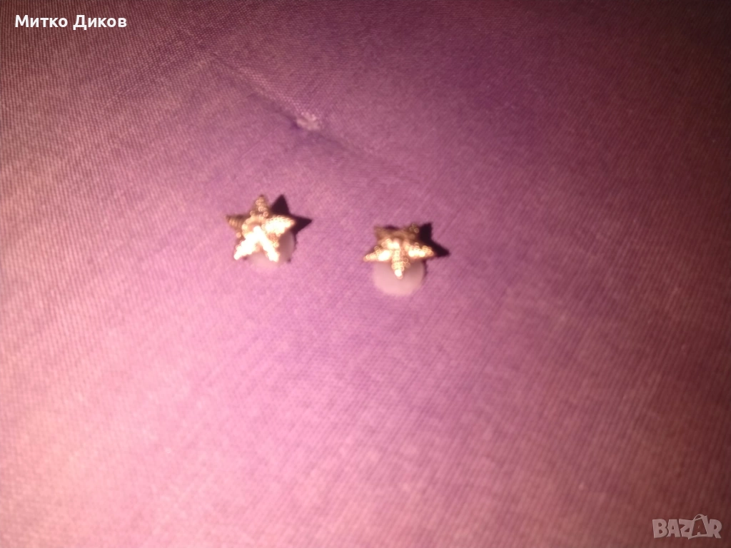 Звезда комплект нова с винт за пагон на младши офицер от соца на винт, снимка 1