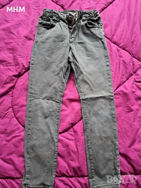 Сиви дънки 116-122-128, снимка 1