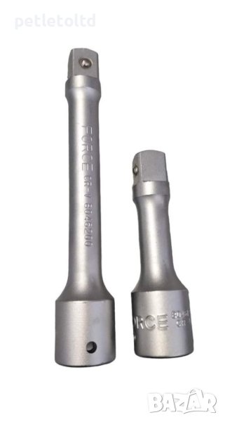 Удължители за гедоре 3/4" 200 мм - 1 бр и 125 мм - 1 бр FORCE, снимка 1