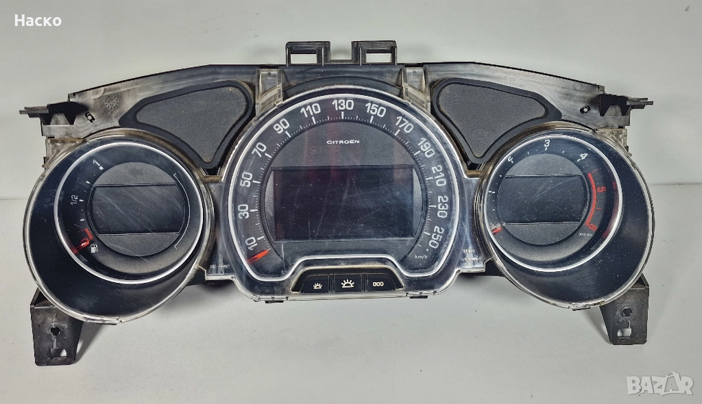 Километраж Табло Уреди Citroen C5 III X7 2.2 HDI Ситроен Ц5 III Х7 2008 - 2017 9665368980, снимка 1