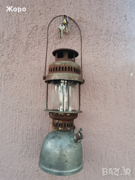 Стар бензинов фенер-лампа, снимка 1