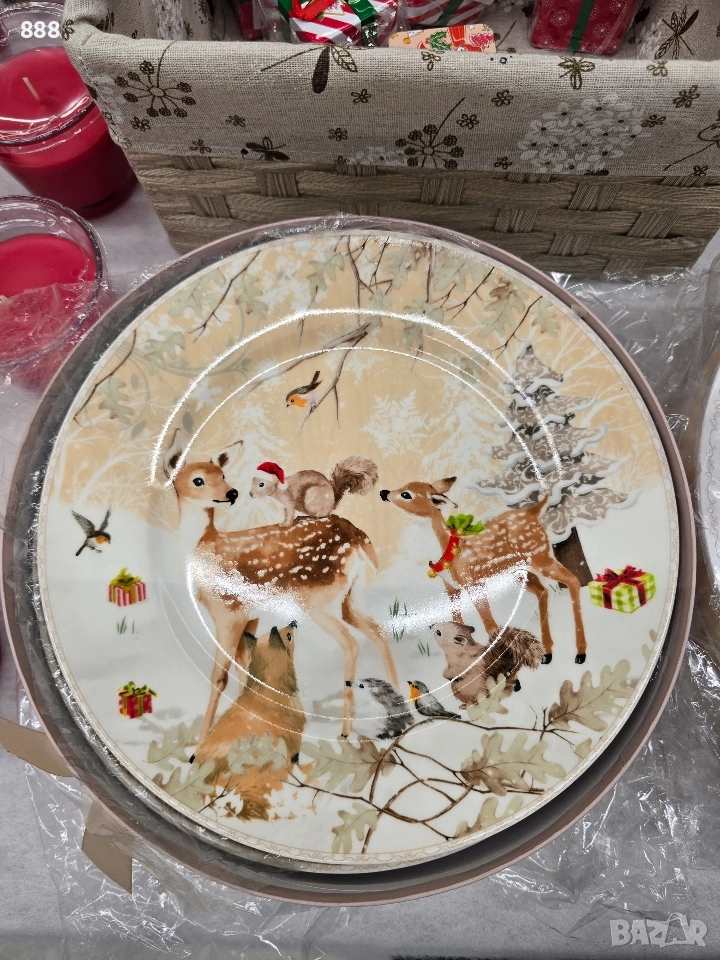 коледни чинии и чаши , снимка 1